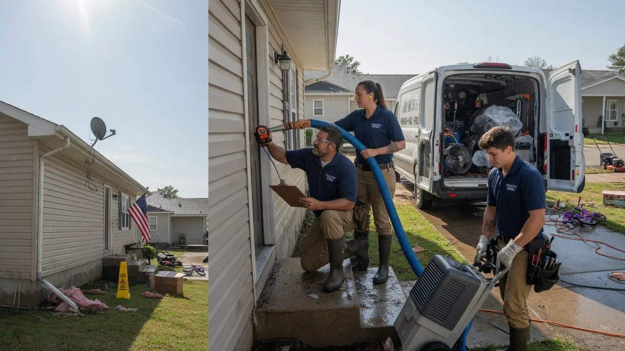 Ceiling Water Damage Restoration in Circleville, KS near me